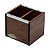 PORTA CONTROLE 2 LUGARES COM METAL NATURALS 12X10X10cm - Imagem 5
