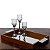 BANDEJA DE MADEIRA COM ESPELHO NATURALS 35X25X4,5cm - Imagem 1
