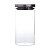 POTE DE VIDRO DE BOROSILICATO C/ TAMPA DE ACO 1050ml - Imagem 3