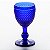CJ 6 TAÇAS P/ÁGUA DE VIDRO BICO DE JACA AZUL 235ML - Imagem 1