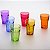 JG 6 COPOS DE VIDRO ELEGANTE COLORIDO 400ML - Imagem 1