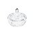 BOMBONIERE DE CRISTAL ECOLÓGICO PINWHEEL LUXO 15CM - Imagem 4