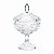 BOMBONIERE C/PÉ DE CRISTAL ECOLÓGICO TAURUS 24CM - Imagem 1
