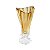 VASO DE CRISTAL ECOLÓGICO C/PÉ PLANTICA AMBAR 40CM - Imagem 3