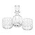 CJ. 3 PCS WHISKY MINISTER C/ 1 GARRAFA 250ML E 2 COPOS 250ML - Imagem 2