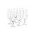 CJ 6 TAÇAS P/CHAMPAGNE DE CRISTAL ECOLÓGICO KLAUDIE 180ML - Imagem 2