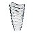 VASO DE CRISTAL ECOLÓGICO WAVE 19X14X33CM - Imagem 4
