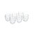CJ 6 PC COPOS BAIXOS DE CRISTAL BROMELIAS 350ml - Imagem 5
