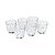 CJ 6 PC COPOS BAIXOS DE CRISTAL DE CHUMBO P/WHISKY FIRE 330ml - Imagem 1