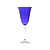 CJ 6 TAÇAS P/AGUA DE CRISTAL ECOLÓGICO ALEXANDRA AZUL 350ML - Imagem 1