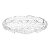 CJ 6 PRATOS P/BOLO DE CRISTAL LOUISE 18CM - Imagem 1