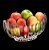 FRUTEIRA DE CRISTAL GENEVA 28X15,5X13,5CM - Imagem 3