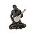 FIGURINO DE MUSICO SENTADO 20,5CM BLACK - Imagem 1