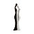 FIGURINO DE NAMORADOS 30CM BLACK AND WHITE DE CERAMICA - Imagem 2