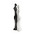 FIGURINO DE NAMORADOS 30CM BLACK AND WHITE DE CERAMICA - Imagem 3