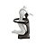 FIGURINO DE CASAL 27,5CM BLACK AND WHITE DE CERAMICA - Imagem 1
