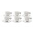 JG. 6 XÍCARAS DE PORCELANA C/PIRES 70ml - Imagem 8