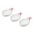JG. 3 BOWLS DE PORCELANA FOLHA BORBOLETAS 12,5CM - Imagem 1