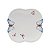 JG. 6 PRATOS DE PORCELANA DE JANTAR BORBOLETAS 24CM - Imagem 1