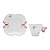 JG.6 XÍCARAS P/ CAFÉ DE PORCELANA BORBOLETAS 100ML - Imagem 3