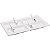 PETISQUEIRA DE PORCELANA C/4 GARFOS LYON 37,5X23,5CM - Imagem 1