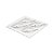 PETISQUEIRA DE PORCELANA LYON QUADRADA 22,5CM C/4 GARFINHOS - Imagem 3