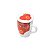 CANECA DE PORCELANA C/ INFUSOR MORANGO 330ML - Imagem 6