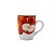 CANECA DE PORCELANA C/ INFUSOR MAÇA VERMELHA 330ML - Imagem 3