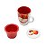 CANECA DE PORCELANA C/ INFUSOR MAÇA VERMELHA 330ML - Imagem 7