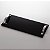 BANDEJA VIDRO PRETO 45X20CM MANHATHAN PRATA - Imagem 1