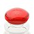 POTE P/TEMPEROS DE VIDRO TRANSPARENTE E VERMELHO 150ml - Imagem 4