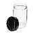 POTE DE VIDRO NATURAL HOME PRETO 660ml - Imagem 3