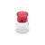 POTE P/TEMPEROS DE VIDRO FACE TRANSPARENTE E VERMELHO 150ml - Imagem 3