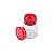 POTE P/TEMPEROS DE VIDRO FACE TRANSPARENTE E VERMELHO 150ml - Imagem 5