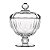 BOMBONIERE DIAMOND EM VIDRO D11XA15CM - Imagem 1