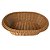 CESTA PARA PÃES OVAL EM POLIPROPILENO 26.5X20X7CM MARROM - Imagem 1