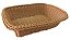 CESTA PARA PÃES REDONDA EM POLIPROPILENO 20X27X8CM MARROM - Imagem 1