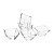 JG. 6 PCS SALADEIRA DE VIDRO DUCALE COPPETTA 14X14 CM - Imagem 3