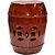 BANQUETA SEAT GARDEN DE CERAMICA CORAL- 38X48 CM - Imagem 1