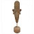 FIGURA DECORATIVA DE RESINA MARROM - Imagem 1