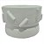 VASO DE CIMENTO BRANCO - Imagem 1