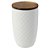 POTE DE CERAMICA E MADEIRA BRANCO - Imagem 1
