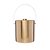 BALDE DE GELO DE AÇO INOX DOURADO OLD FASHIONED - WOLFF - Imagem 2