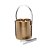 BALDE DE GELO DE AÇO INOX DOURADO OLD FASHIONED - WOLFF - Imagem 4