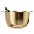 BALDE DE AÇO INOX PARA VINHO BONBON DOURADO 38CM X 38CM X 22CM - WOLFF - Imagem 3