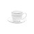 APARELHO DE JANTAR 42 PEÇAS DE PORCELANA COM BORDA PRATEADA MÔNACO BRANCO - WOLFF - Imagem 5