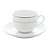 APARELHO DE JANTAR 30 PEÇAS PARA CHÁ DE PORCELANA MÔNACO BRANCO - WOLFF - Imagem 5