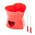 APARELHO DE FONDUE 4 PEÇAS CORAÇÃO PARA DUAS PESSOAS VERMELHO 400ML - WOLFF - Imagem 1