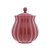 AÇUCAREIRO DE PORCELANA PÉTALA VERMELHO MATT 10,5CM X 8,5 CM - WOLFF - Imagem 4