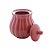 AÇUCAREIRO DE PORCELANA PÉTALA VERMELHO MATT 10,5CM X 8,5 CM - WOLFF - Imagem 3